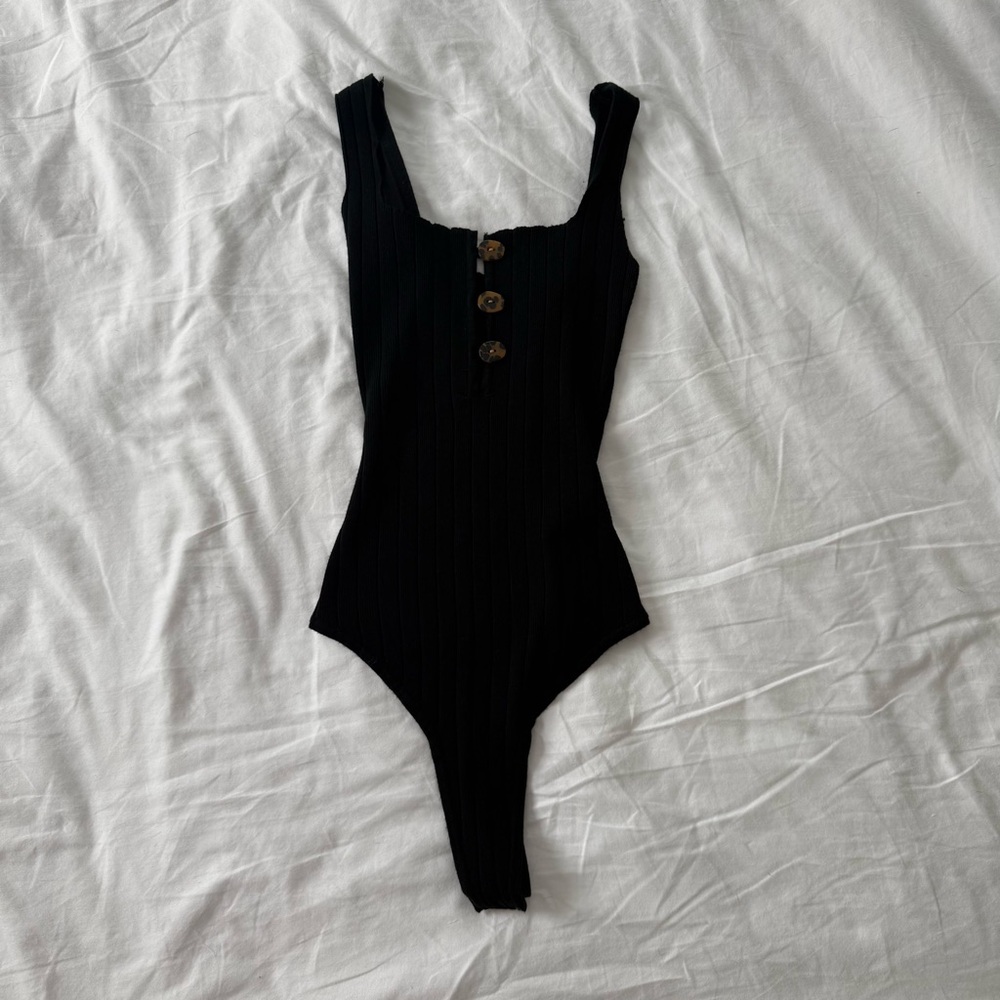 Missguided Black Bodysuit
